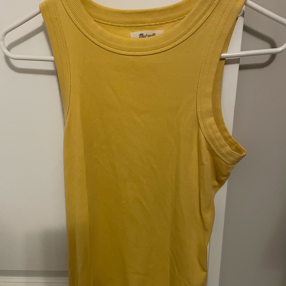 Madewell Sunflower Ribbed Tank Top